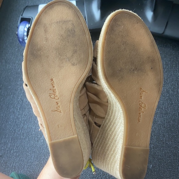 Sam Edelman wedge heels with ankle strap - Picture 5 of 7